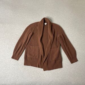 A New Day Women’s Brown Open-Front Cardigan Sweater